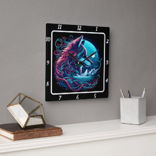 Fox Sentinel van de top Vierkante Klok