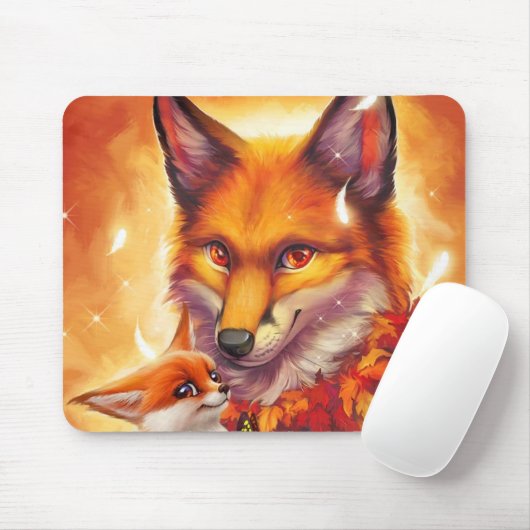 fox-serie muispad muismat (Met muis)