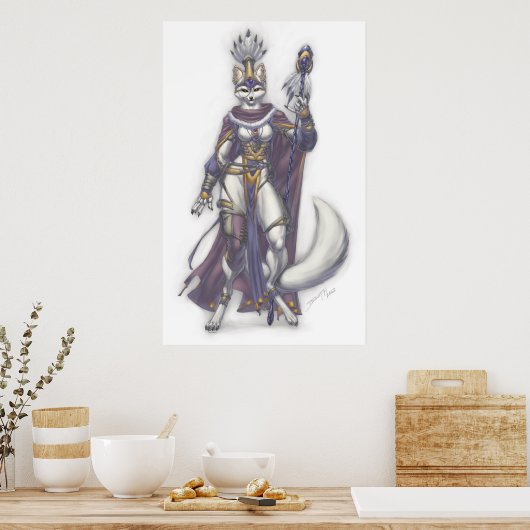 Fox Shaman Poster (Keuken)