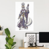 Fox Shaman Poster (Thuiskantoor)