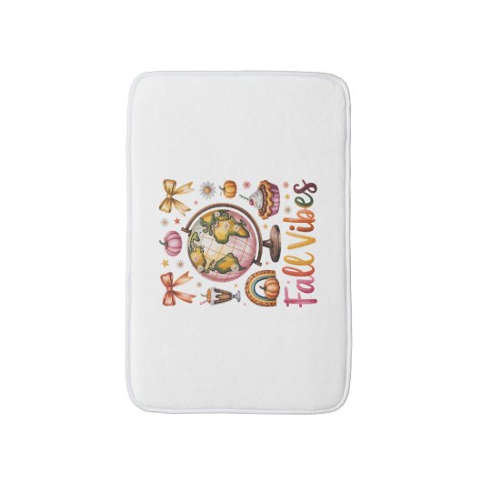 Fox Shirt Country Pumpkin Badmat (Voorkant Verticaal)