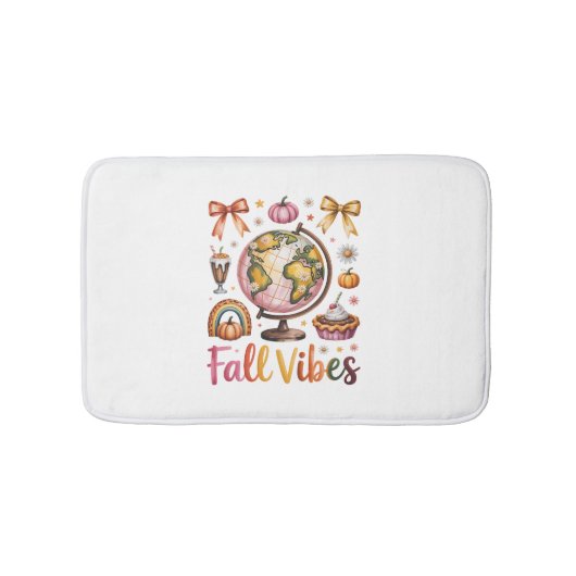 Fox Shirt Country Pumpkin Badmat (Voorkant)