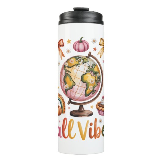 Fox Shirt Country Pumpkin Thermosbeker (Voorkant)