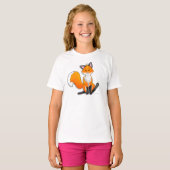 Fox-shirt voor meisjes t-shirt (Voorkant volledig)