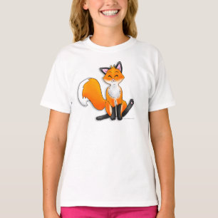 Fox-shirt voor meisjes t-shirt