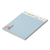 Fox Shopping boodschappenlijstje Pad Notitieblok (Linkerzijde)