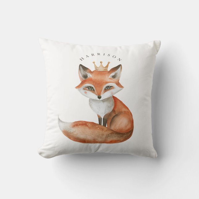 Fox Sierkussen 16" x 16" (Voorkant)