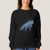 Fox silhouette fox forest hunter  2 trui (Voorkant)