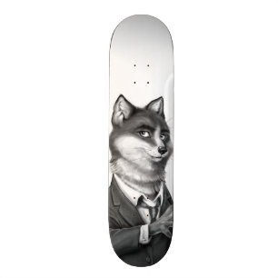 Fox skateboard (3/4 voorzijde)
