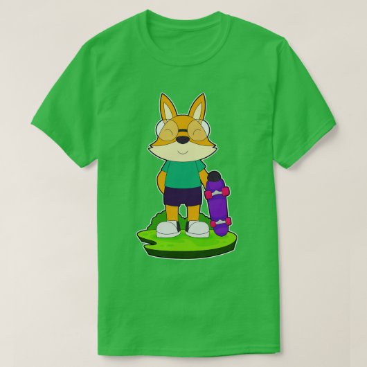 Fox Skateboard T-shirt (Design voorkant)