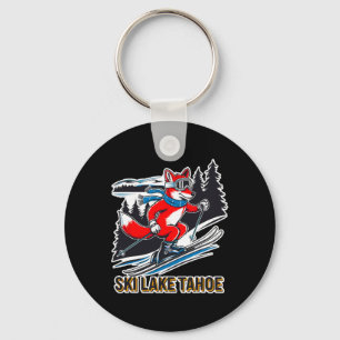 Fox Skiën Alpine Ski Adventure Lake Tahoe Califor Sleutelhanger