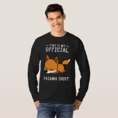 Fox Sleep Pajama Sleepover T-shirt (Voorkant volledig)