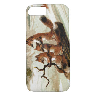 Fox Sleigh Ride iPhone 8/7 Hoesje