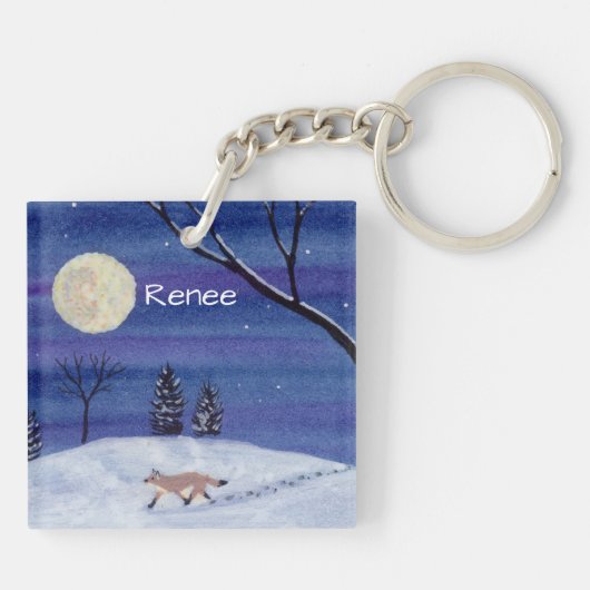 Fox Sleutelhanger (Achterkant)