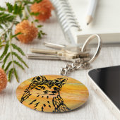 Fox Sleutelhanger (Zijkant)