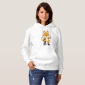 Fox Soccer player Soccer Hoodie (Voorkant volledig)