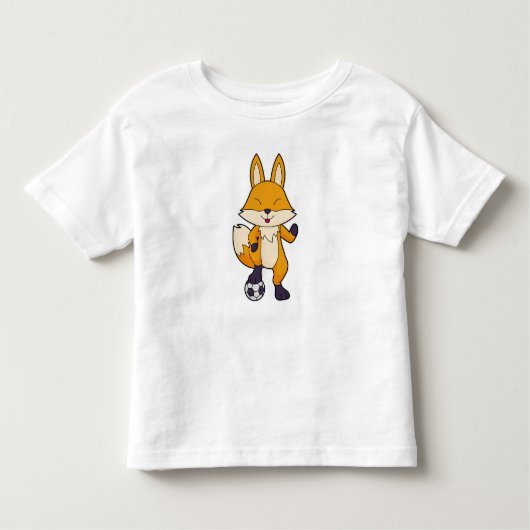 Fox Soccer player Soccer Kinder Shirts (Voorkant)