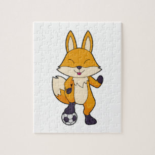 Fox Soccer player Soccer Legpuzzel