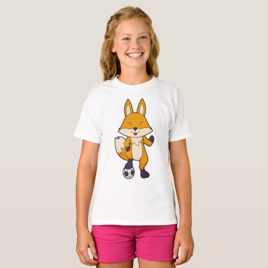 Fox Soccer player Soccer T-shirt (Voorkant volledig)