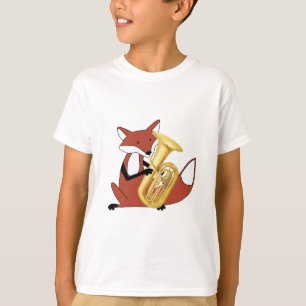 Fox speelt de Tuba af T-shirt