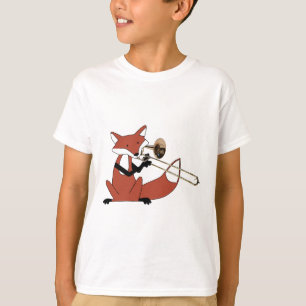 Fox Spelen De Trombone T-shirt