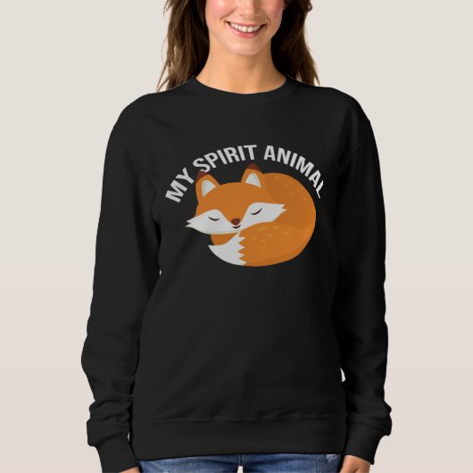Fox Spirit Animal Fox Wild Animal Trui (Voorkant)