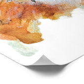 Fox – Spirit Animal, Waterverf Totem Joga Guide A Poster (Hoek)