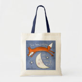 Fox sprong over de maan tote bag (Voorkant)