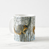 Fox Squirrel Profile (Winter) Mok (Voorkant links)