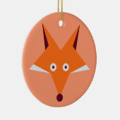 Fox Star Keramisch Ornament (Rechts)