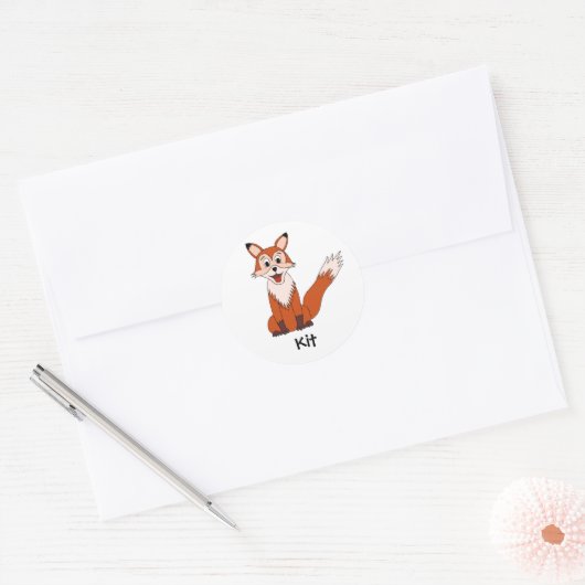 Fox Sticker (Envelop)