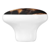 Fox Sticking Het is Tongue Keramische Knop (Zijkant)