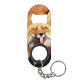 Fox Sticking Het is Tongue Mini Flessenopener (Achterkant)