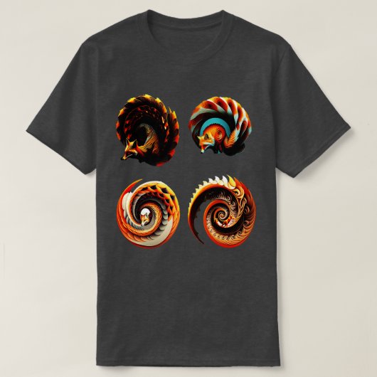 Fox style Pattern2023 T-shirt (Design voorkant)
