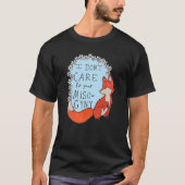 Fox T Shirt waar ik niet om geef. (Voorkant)