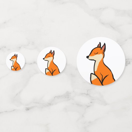  Fox Table Confetti (Voorkanten)