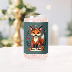 Fox Tales Boho Woodland Animal Art Blikvorm Glas