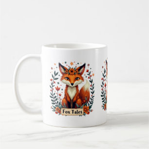 Fox Tales Boho Woodland Animal Art Koffiemok