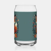 Fox Tales Boho Woodland Animal Blikvorm Glas (Links)