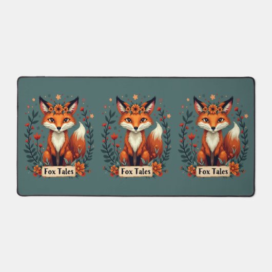 Fox Tales Boho Woodland Animal Bureaumat (Voorkant)