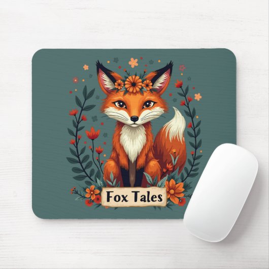 Fox Tales Boho Woodland Animal Muismat (Met muis)