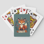 Fox Tales Boho Woodland Animal Pokerkaarten (Achterkant)