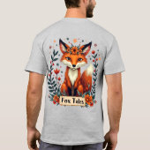 Fox Tales Boho Woodland Animal T-shirt (Achterkant)