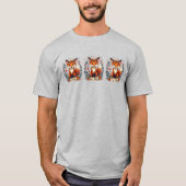 Fox Tales Boho Woodland Animal T-shirt (Voorkant)