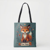 Fox Tales Boho Woodland Animal Tote Bag (Voorkant)