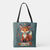 Fox Tales Boho Woodland Animal Tote Bag (Achterkant)