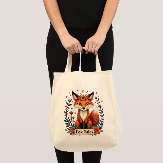 Fox Tales Boho Woodland Animal Tote Bag (Voorkant (product))