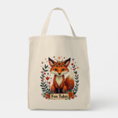 Fox Tales Boho Woodland Animal Tote Bag (Achterkant)