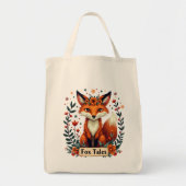 Fox Tales Boho Woodland Animal Tote Bag (Voorkant)