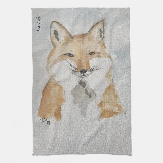 Fox Tea Towel Theedoek (Verticaal)